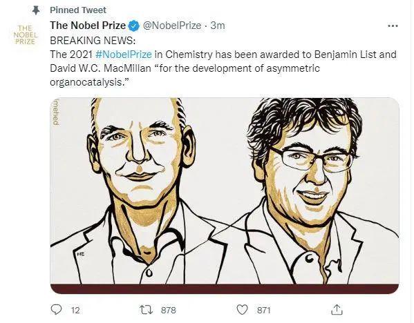 诺贝尔化学奖跟平凡人有啥干系 科研结果早已融入到生存之中